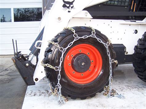 best skid steer chains for snow and ice|skid steer rubber track chains.